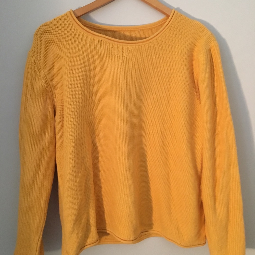 Yellow sweater